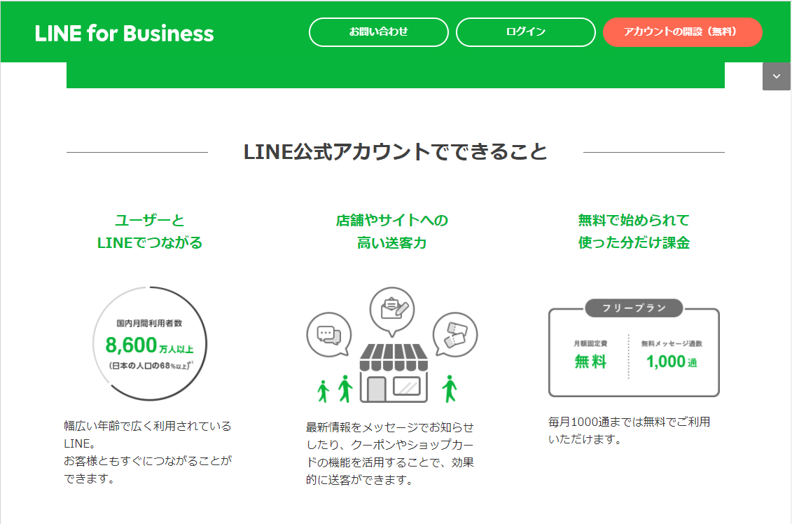 Shopify LINE公式アカウント